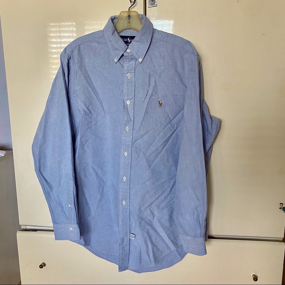 Blue Ralph Lauren shirt